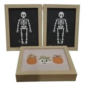 Maisey Mae Halloween Wall Art – 3 Piece Set – New